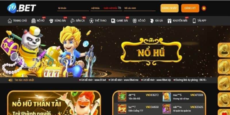 Tổng hợp các tựa game nổ hũ i9BET được ưa chuộng